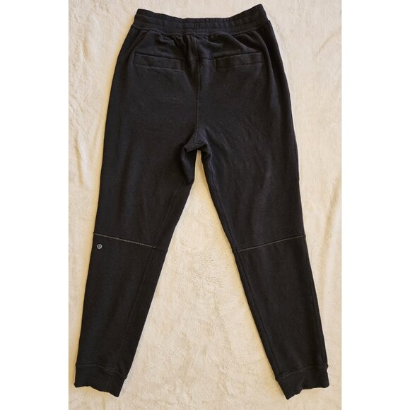 Lululemon sweatpants Adult Medium Black Cotton Joggers Active Casual Men - Picture 5 of 11